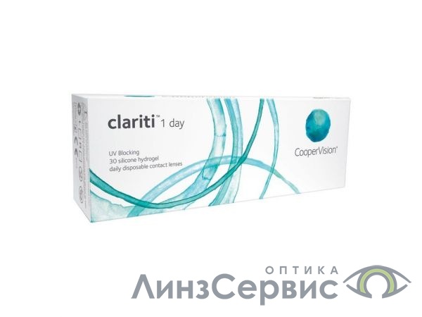 картинка Контактные линзы CooperVision Clariti 1 day -5 кривизна 8.6 от магазина ЛинзСервис